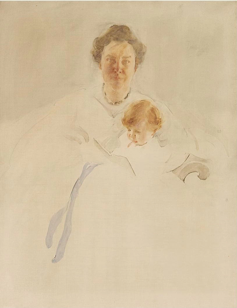 La signora Robert Chapin e la figlia Christina - Herbert F. Johnson Museum of Art